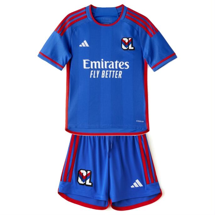 Lyon Away Soccer Kit 2023/24 Kids